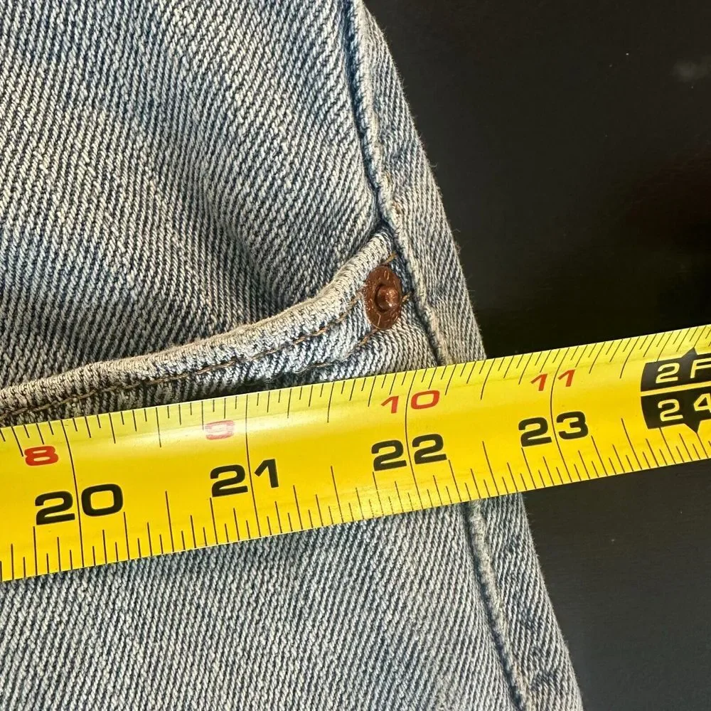 Levis 550 Jeans Men's 42x30 Blue‎ Denim Distressed Relaxed Fit Mid-Rise Outdoor